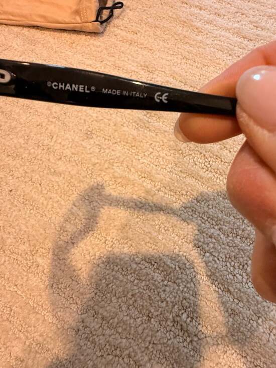 Chanel 5065 Black Oversized Square Sunglasses with CC Logo c.501/8G main image 8